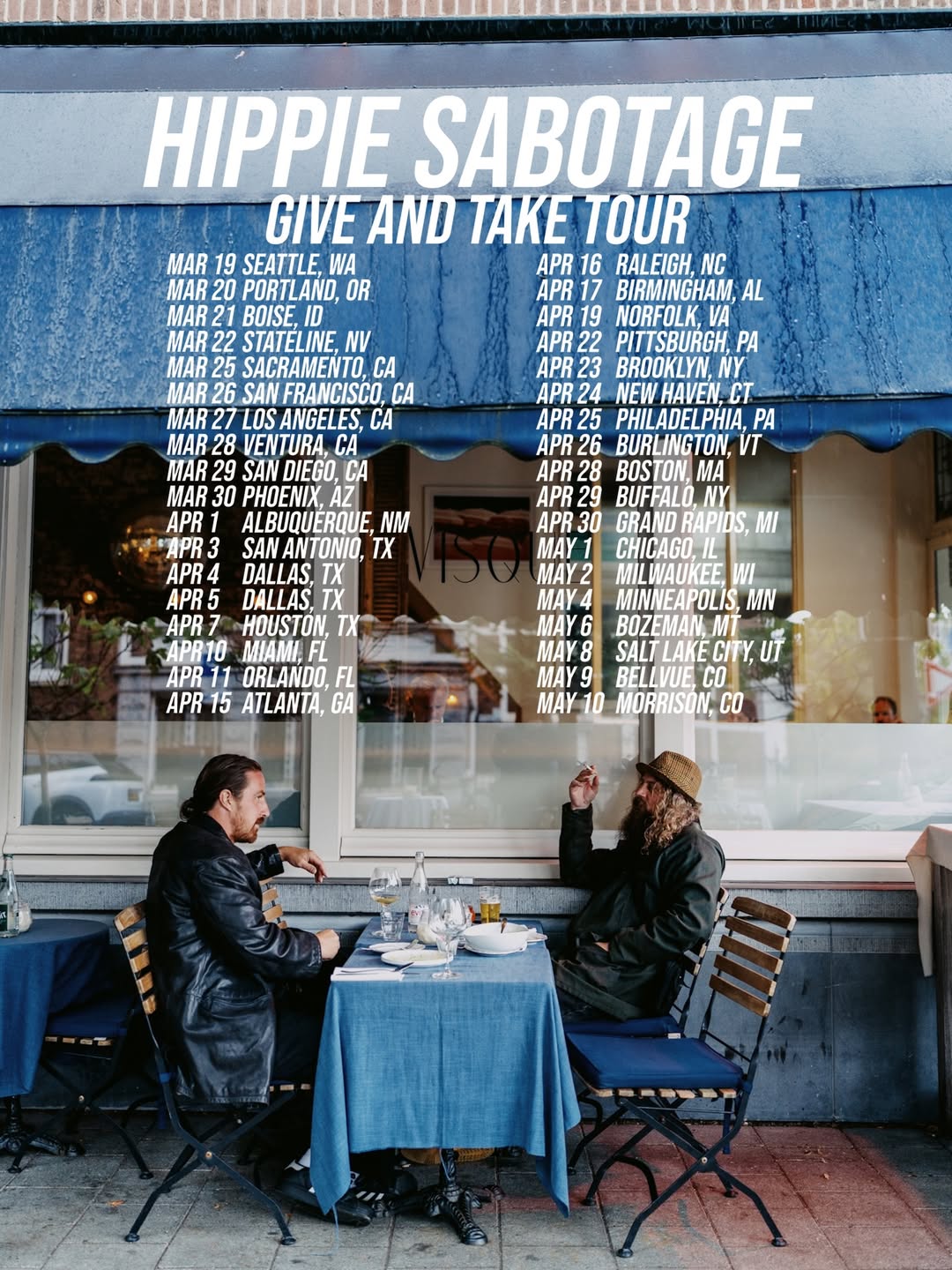 Hippie Sabotage Give And Take Tour Poster 2026